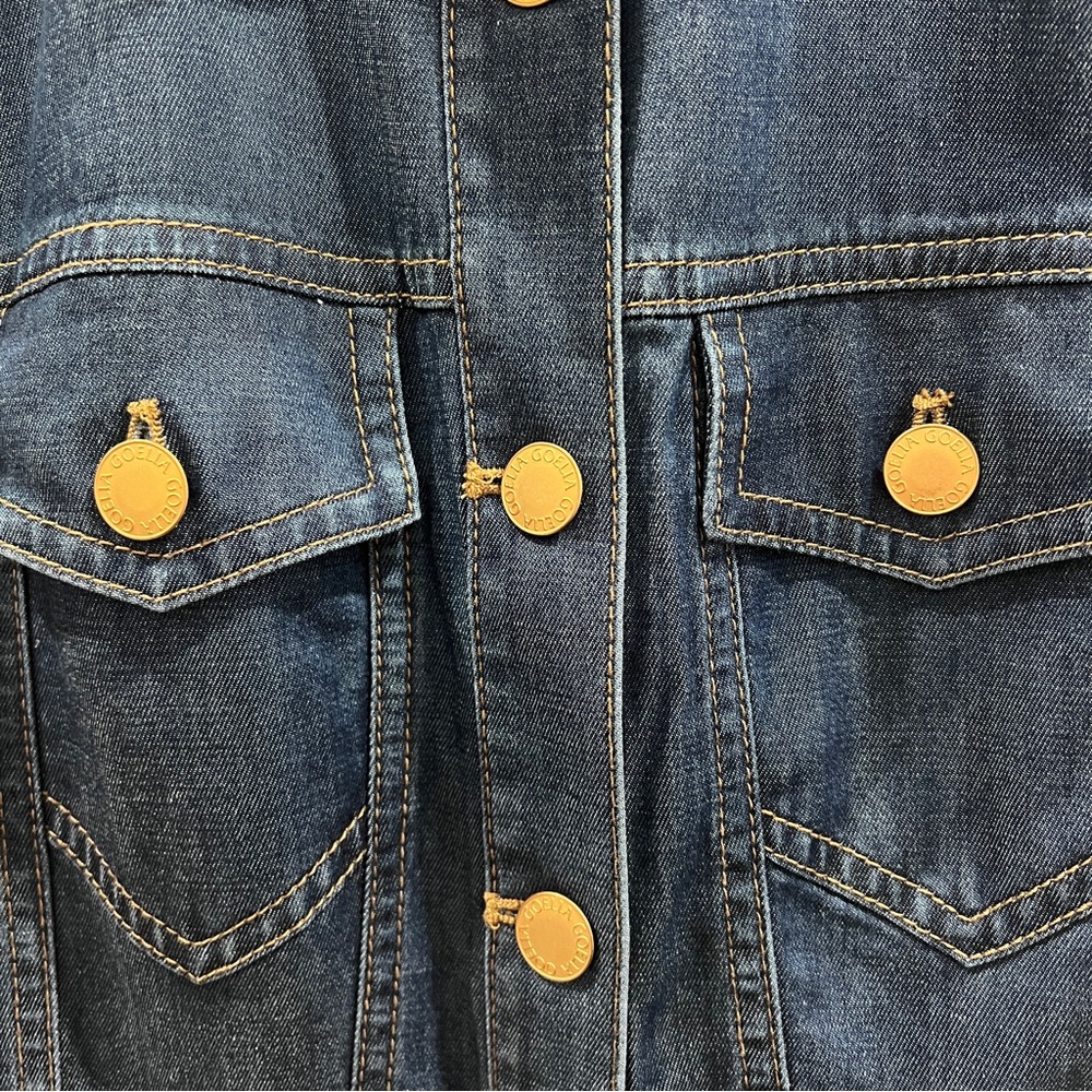 Goelia denim dress w belt - Picture 15 of 16
